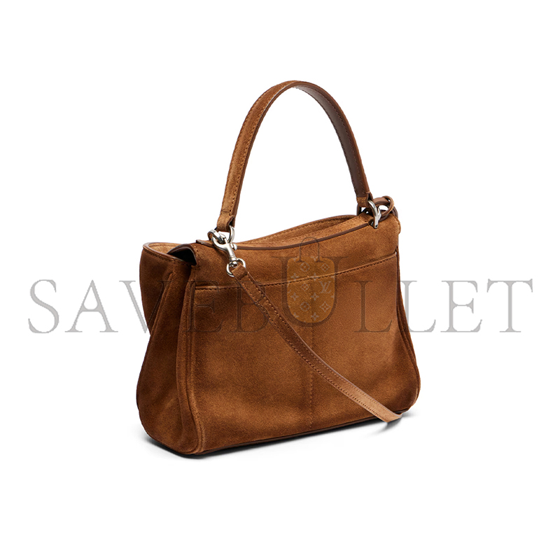 BALENCIAGA WOMEN'S RODEO HANDBAG MINI IN CAMEL 7897792AB4G2533 (22.8*9.9*8.3cm)